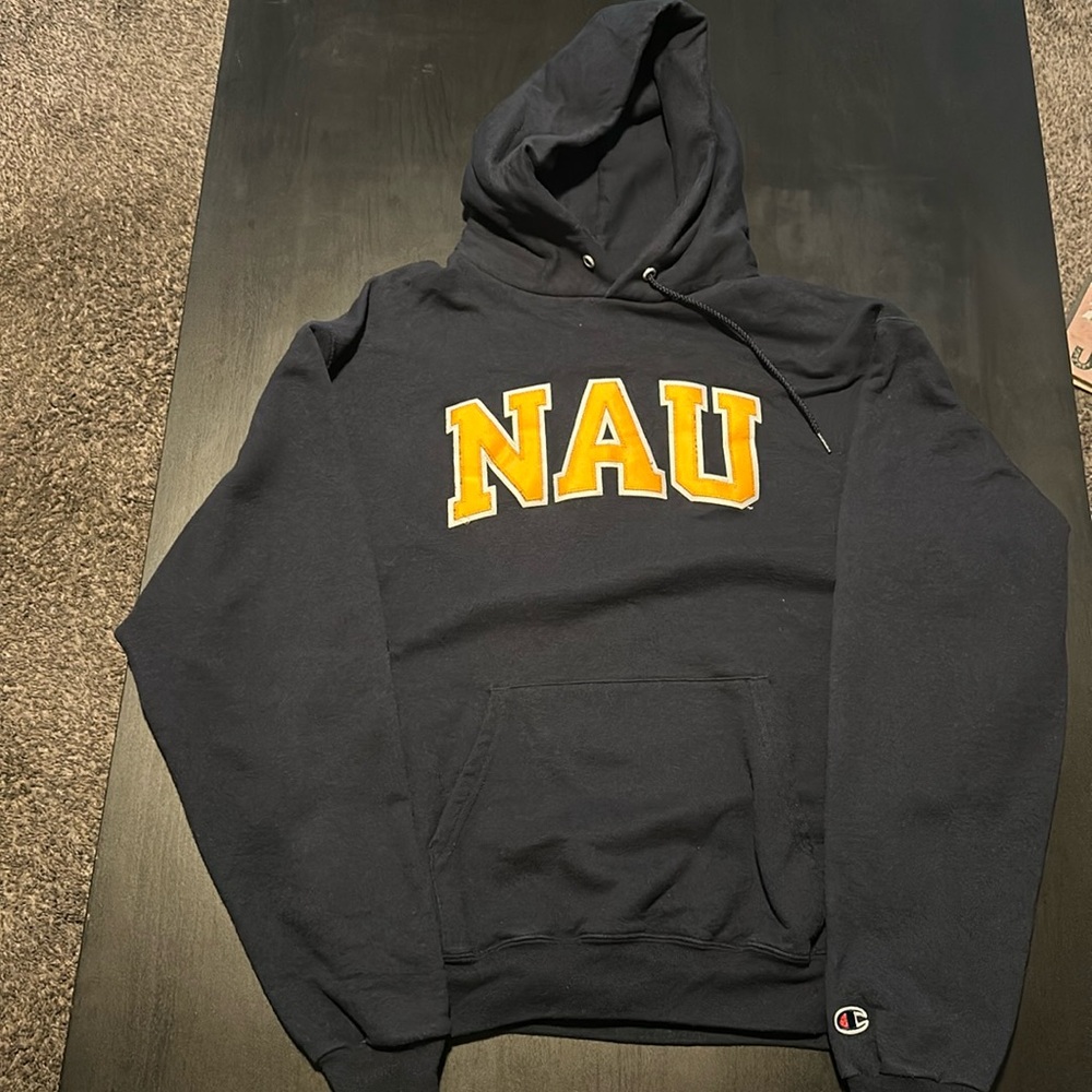 Men’s NAU Northern Arizona University Champion Hoodie Sweatshirt Large L